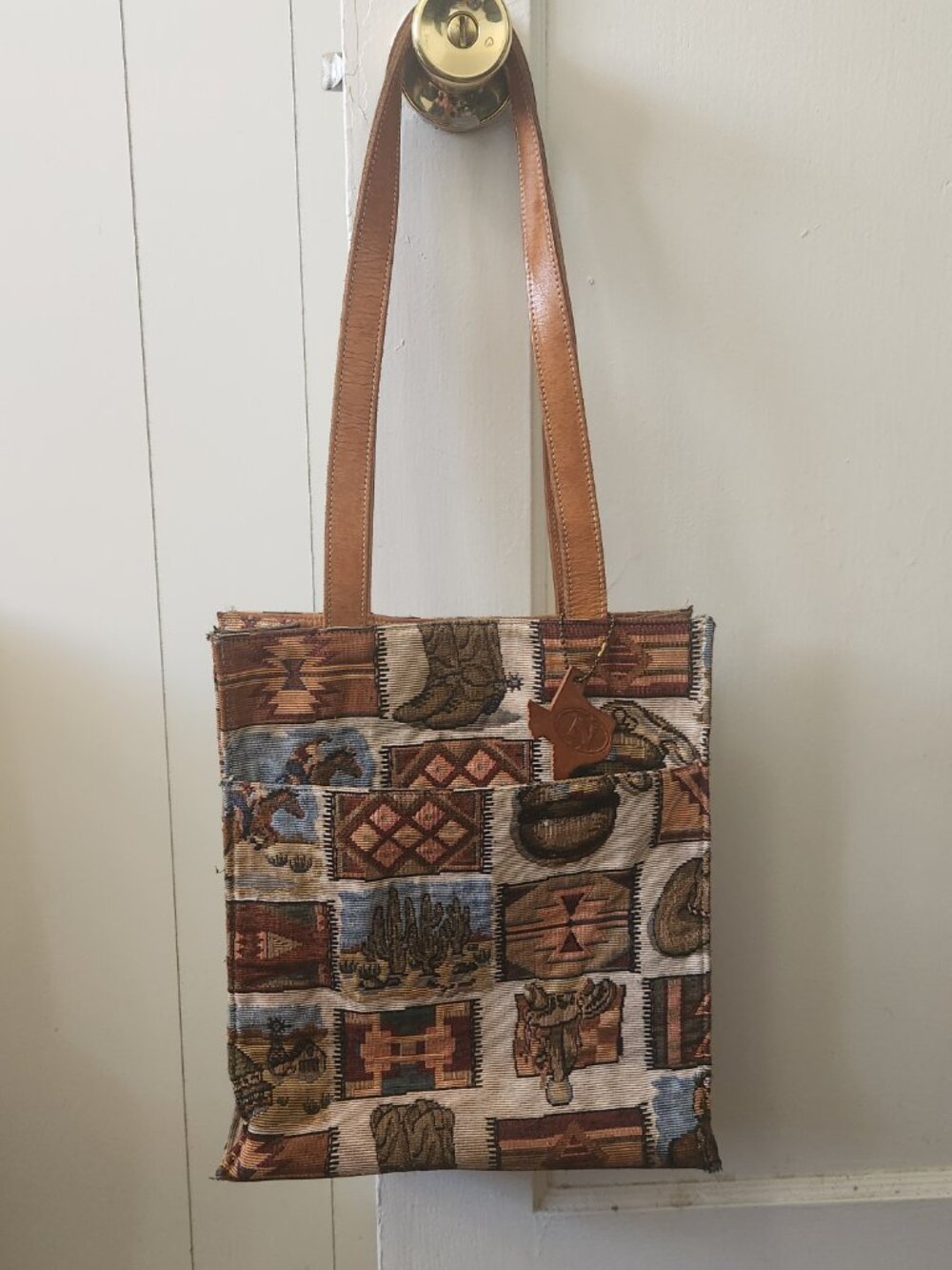 Nocona Western Tapestry Purse
